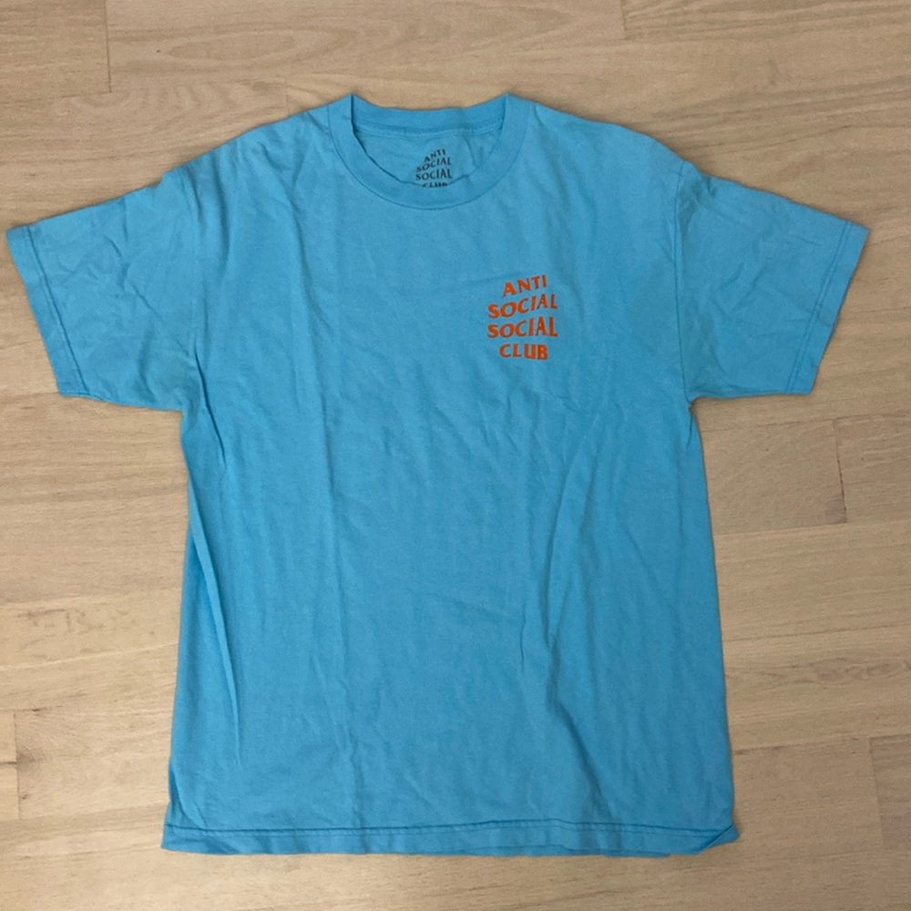 Anti Social Social Club Cyan/Orange Tee - Large